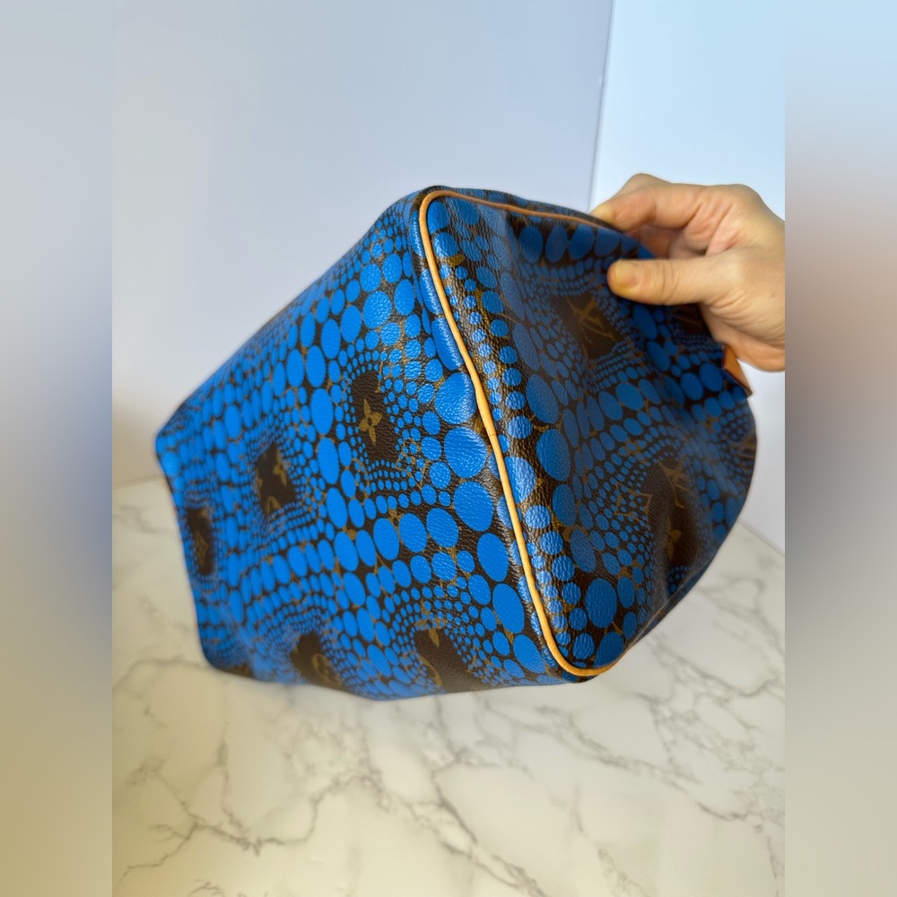 Louis Vuitton Yayoi Kusama Speedy 30 Blue - Picture 13 of 16